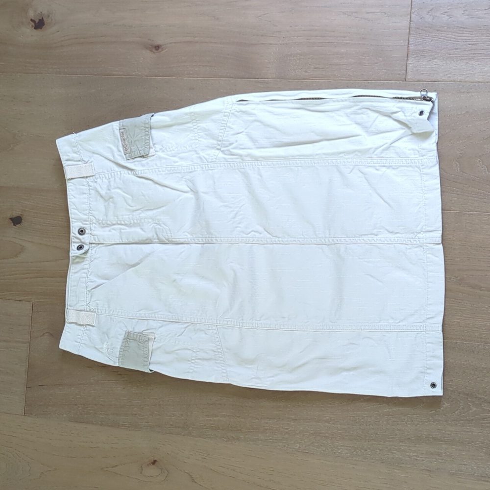 Columbia Cargo Skirt Beige Cotton Size 4